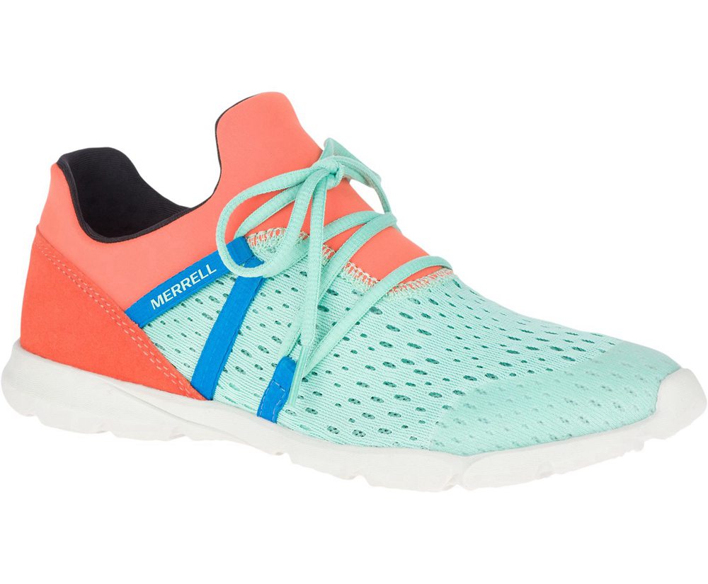 Tenis Senhora - Merrell Flora Kindred - Menta/Laranja - UHI457198